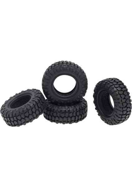 Xial SCX24 90081 Model Buggy Dıy Ccs A Için 4 Set 1.0 "kauçuk Tekerlek Lastik (Yurt Dışından)