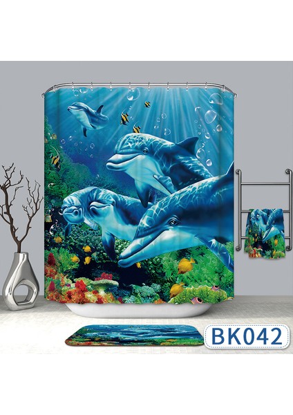Suya Dayanıklı Polyester Kumaş Baskılı Duş Perdesi1.2*1.8m (Yurt Dışından) fiyatları