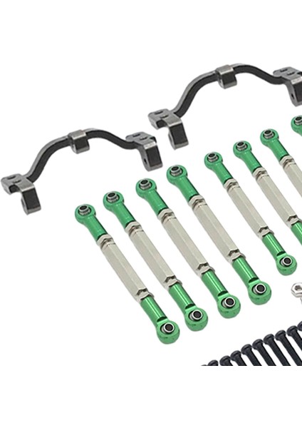 8pcs Metal Bağlantı Seti ve Wpl B14 Model Yedek Parçalar Için Çekme Taban Koltuğu Gümüş (Yurt Dışından)