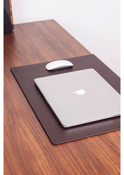 Deri Masa Sümeni Kahve Kenar Korumalı 60X40CM