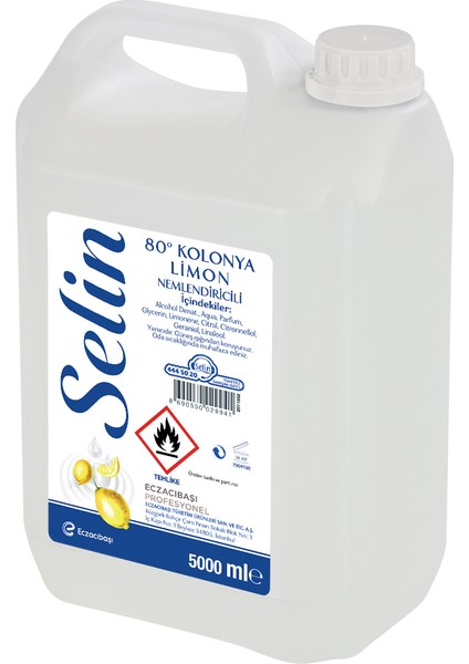 Nemlendirici Limon Kolonyası 5 Lt fiyatları