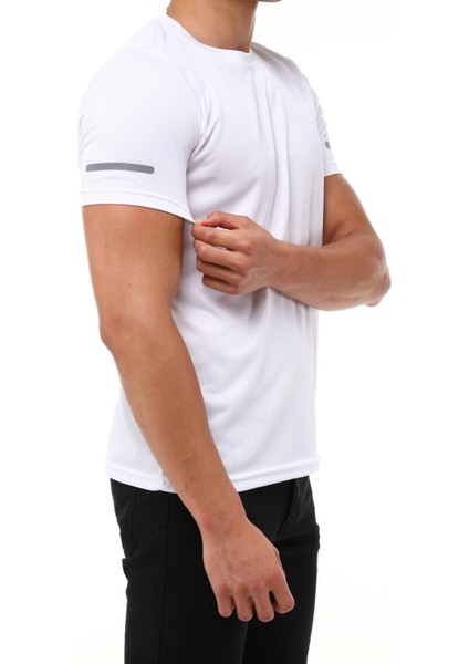 Erkek Nem Emici Hızlı Kuruma Atletik Teknik Performans T-Shirt