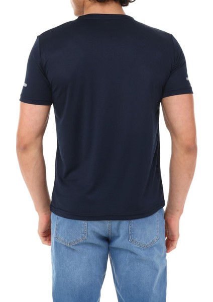 Erkek Nem Emici Hızlı Kuruma Atletik Teknik Performans T-Shirt indirimleri