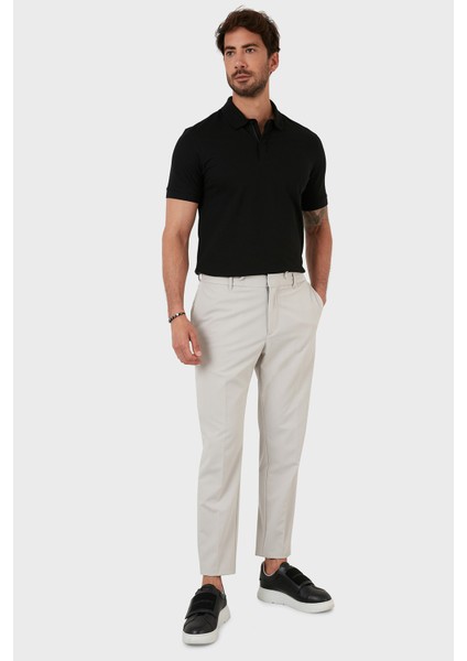 Pamuklu Regular Fit Düğme ve Fermuarlı Polo T Shirt Erkek Polo EX601 modelleri
