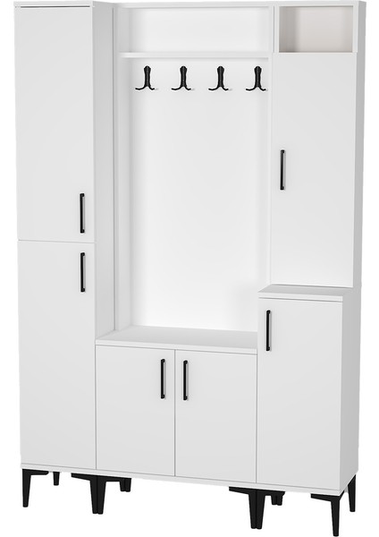 Rose-1-2-3 RS01 Portmanto Vestiyer Ayakkabılık