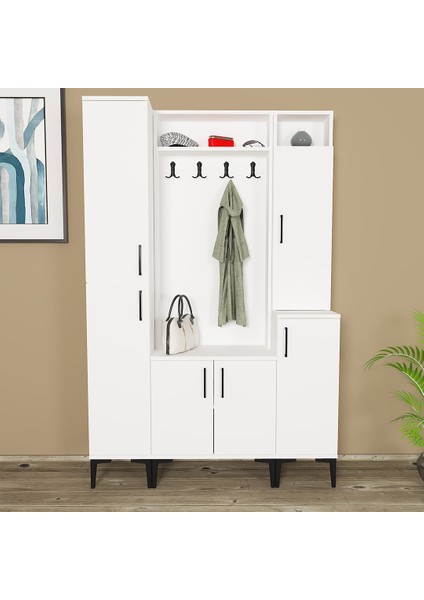 Rose-1-2-3 RS01 Portmanto Vestiyer Ayakkabılık modelleri