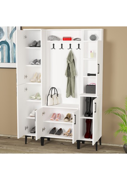 Rose-1-2-3 RS01 Portmanto Vestiyer Ayakkabılık fırsatları