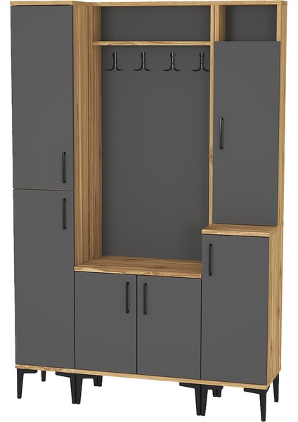 Rose-1-2-3 RS06 Portmanto Vestiyer Ayakkabılık