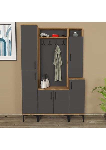 Rose-1-2-3 RS06 Portmanto Vestiyer Ayakkabılık modelleri