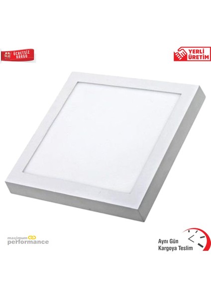 CT-5234 Sıva Üstü LED Panel Spot Armatür 18 W Beyaz Işık