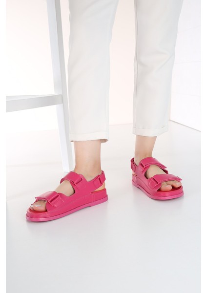 Parkmoda S372 Çift Tokalı Günlük (36-41) Kadın San modelleri