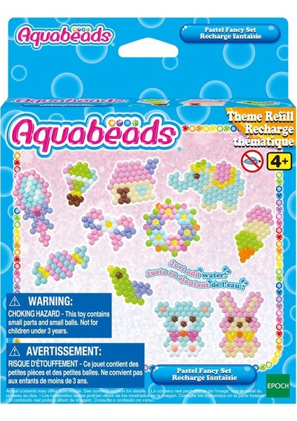 Aqua Beads Epoch Pastel Boncuk Seti, 600 Parça +4 Yaş