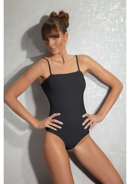 12109 BAYAN ESSENTIALS SİYAH ÇITÇITLI BADY