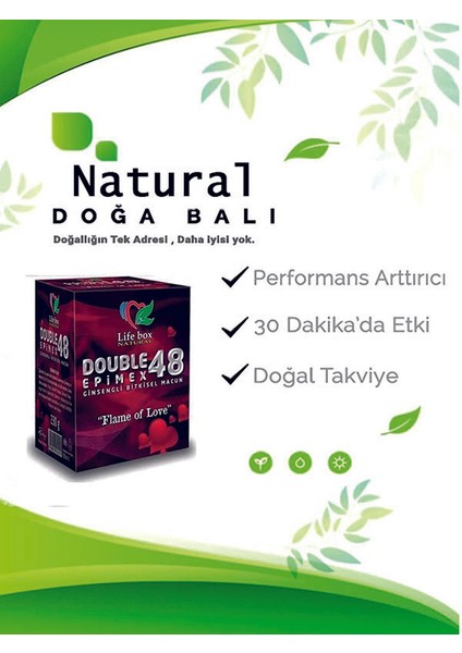 Double 48 Epimex Tribulus Maca Ginseng Macunu 230 gr