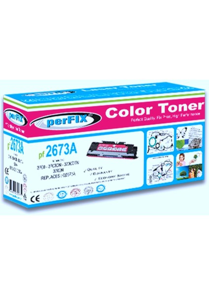 Pf Q2673A 3500-3700-309A Kırmızı Toner 4K