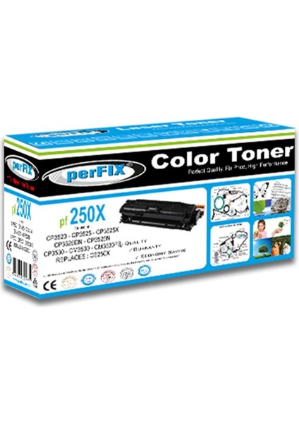 Pf 250X CP3525 Yüksek Kapasite Toner Siyah 10,5k