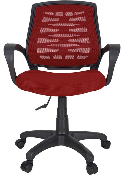 Fileli Bilgisayar Ofis Çalışma Sandalyesi Koltuğu FK1000 Bordo