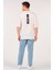Unisex Oversize T-Shirt Non Fıctıon (Erkek -Kadın) Renk Ekru 1
