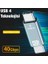 Polham 40GBPS Type-C To Type-C Çevirici Adaptör USB 4 Yüksek Hızda Veri Aktarım Kiti Type-C To Type 2