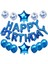 Mavi Happy Birthday Folyo Balon Set 1