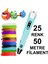 Mavi 3D Kalem Yazıcı+25 Renk 50 Metre (25X2METRE) Pla Filament 1