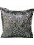 TAFTA KUMAŞ OTTAMAN DAMASK DESEN GRİ 42X42 cm KIRLENT YASTIK KILIFI 1