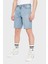 J65 Pamuklu Keten Karışımlı Slim Fit Kot Short Erkek Short 3LZJ65 Z1FCZ 1500 1