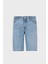 J65 Pamuklu Keten Karışımlı Slim Fit Kot Short Erkek Short 3LZJ65 Z1FCZ 1500 4
