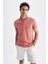 Slim Fit Polo Yaka Basic Kısa Kollu Pamuklu Tişört T5259AZ22SP 1