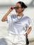 Kadın Beyaz The Future Baskılı Oversize Tshirt 3