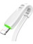 Aydınlatmalı TPE Lightning 2A Şarj Kablosu - Beyaz 1.2 mt CA - 6360 5