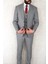 Slimfit Yelekli Drop 6 Takım-Gri 4