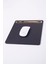 Deri Mousepad Düz Siyah Gold Detaylı 5