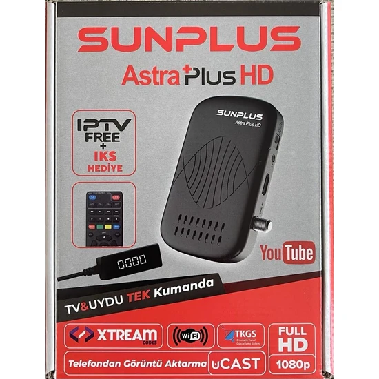 Sunplus Astra Plus Hd Mini Uydu Alıcısı