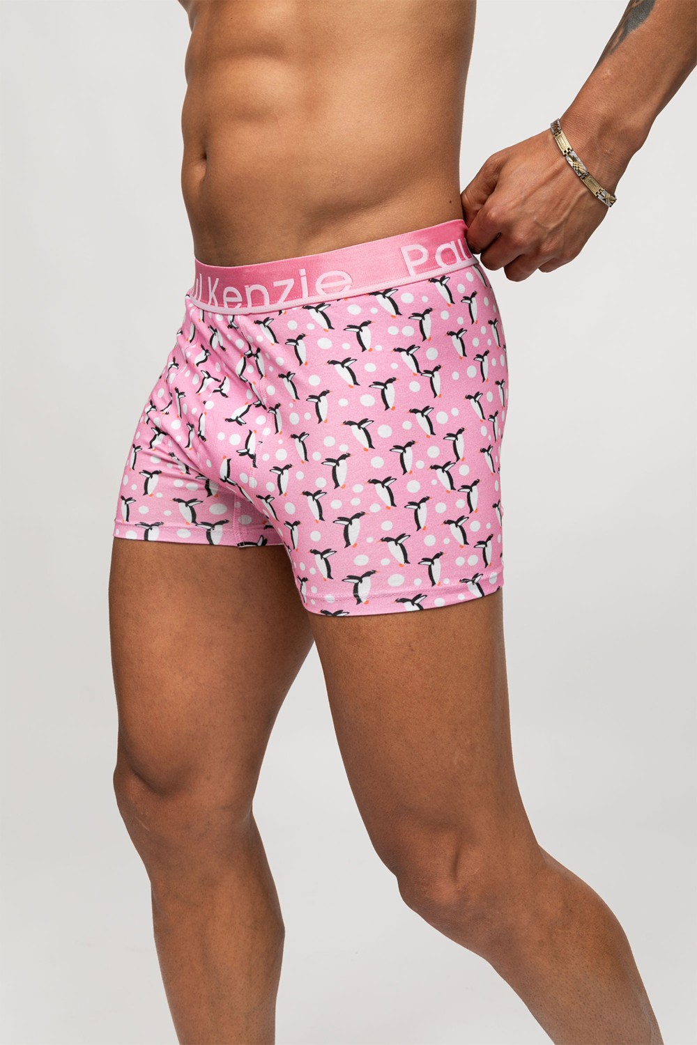 Paul Kenzie Unique Effect Desenli Erkek Boxer - Penguin görsel 4