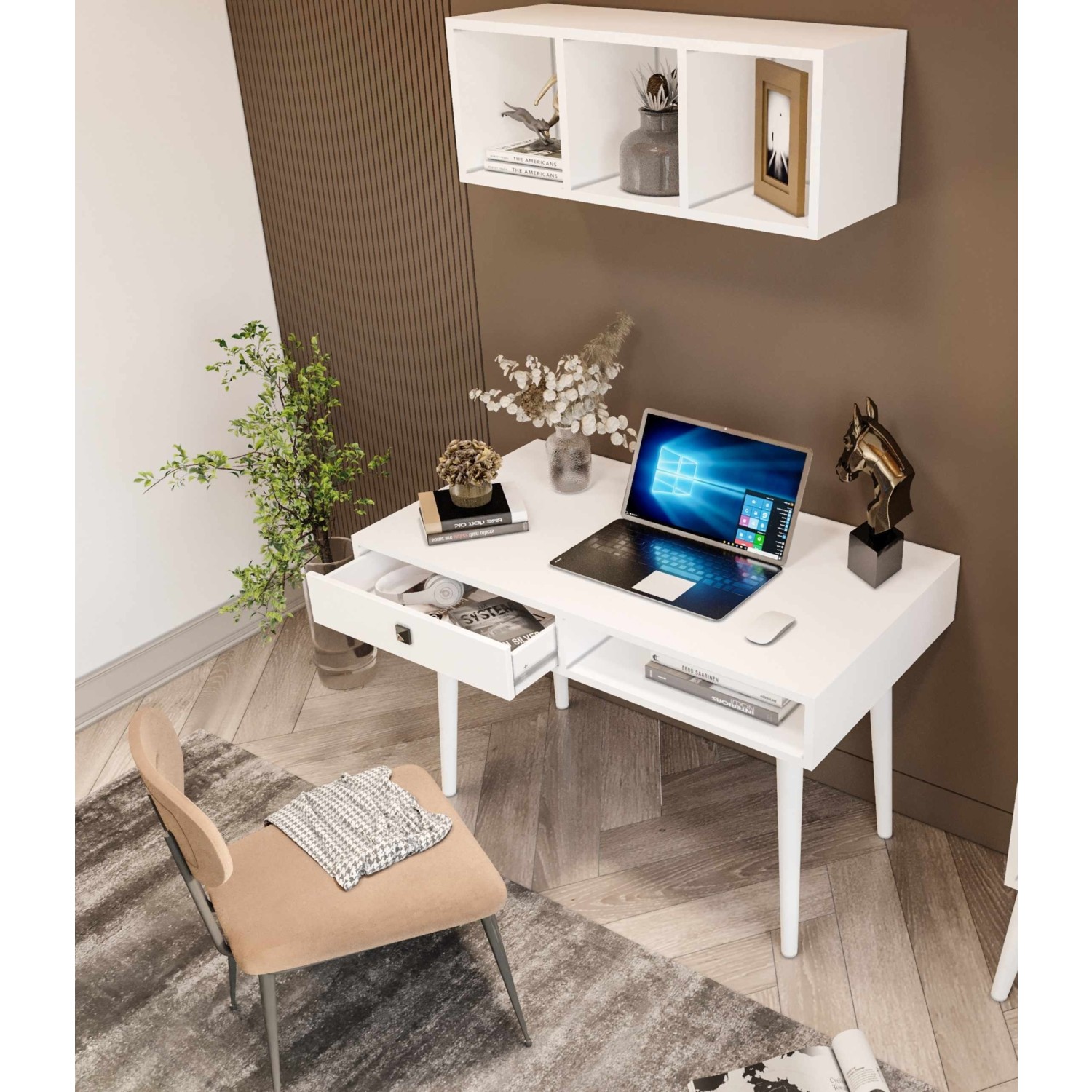 Berlin Furniture Major Çalışma Masası Fiyatı Taksit Seçenekleri