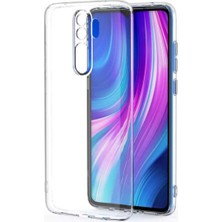 Dolia Xiaomi Redmi Note 8 Pro Kamera Korumalı Kılıf Şeffaf Silikon Kılıf