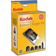 Kodak Pentax D-Li8 Batarya Için %100 Orjinal Kodak Şarj Aleti K7600-C + Araç Kiti