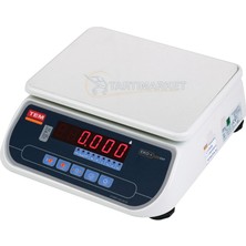 Tem Eko Srp Bakanlık Onaylı LCD Gösterge Tartım Terazisi