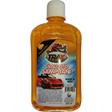 Trax Araba 100% Mikro Fiber Havlu Yıkama Eldiveni + Oto Cilalı Araç Şampuanı 500 ml