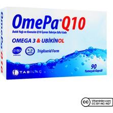 Tab İlaç Omepa-Q10 Omega 3 Ubikinol 90 Kapsül