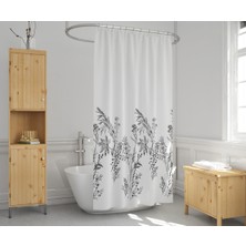 Zethome Banyo Perdesi Tek Kanat 1x180x200 Duş Perdesi Duşakabin Perdesi 3389