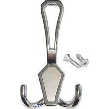 OKÇU KARDEŞLER YAPI MARKET Portmanto Askı Mali Modeli Krom Vestiyer Askısı + Vida