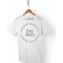 Kendim Seçtim Yüzüklerin Efendisi Logo Erkek Tişört