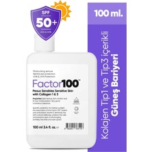 FACTOR100 Ultra Nemlendirici Leke Karşıtı Yüksek Koruma SPF50+ 100 ml