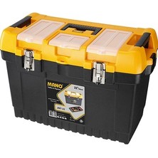 Mano 22 Takım Çantası Metal Kilitli Avadanlık Organizer El Alet
