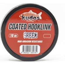 Kudos Coated Hooklink Green 10M 25 Lb.