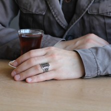 Online Hediye Sepeti 925 Ayar Gümüş Pusat Yüzüğü