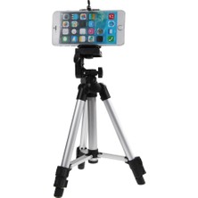 Kamera / Cep Telefonu / Tablet Için Telefon Tutuculu Yüksek Kaliteli Evrensel Tripodlu Taşınabilir Profesyonel Kamera Tripod( Yurt Dışından )(Yurt Dışından)