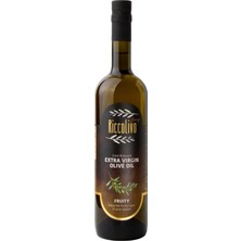 Riccolivo Premium Natürel Sızma Zeytinyağı Turuncu (Meyvemsi) 750 ml Cam Şişe - Erken Hasat - Soğuk Sıkım - Lezzetini Koruyan Meyvemsi Zeytinyağı - Soslarınızda Meyvemsi Tadın Keyfini Çıkarın